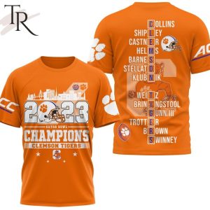 2023 Gator Bowl Champions Clemson Tigers 3D Shirt