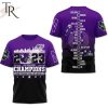 2023 Las Vegas Bowl Champions Northwestern Wildcats 3D Shirt