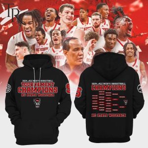 2024 ACC Men’s Basketball Tournament Champions NC State Wolfpack Hoodie