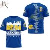 2024 Back To Back NCAA Division I Football Champions South Dakota State Jackrabbits 3D Shirt