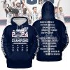 2024 Big East Men’s Basketball Tournament Champions Uconn Huskies Hoodie