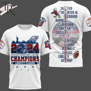 2024 Fiesta Bowl Champions Liberty Flames 3D Shirt