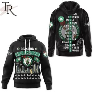 2024 NBA Champions Boston Celtics Different Here Hoodie – Black