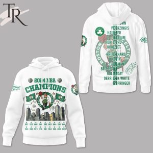 2024 NBA Champions Boston Celtics Different Here Hoodie – White