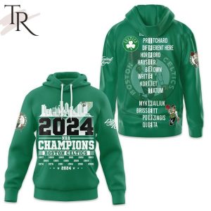 2024 NBA Champions Boston Celtics Hoodie – Green