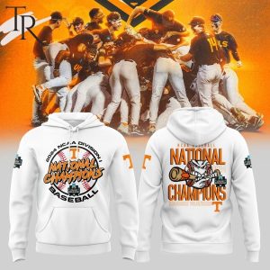 2024 NCAA Division I Baseball National Champions Hoodie – White