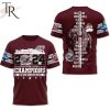 2024 NCAA Division I Football Champions Montana Grizzlies 3D Shirt