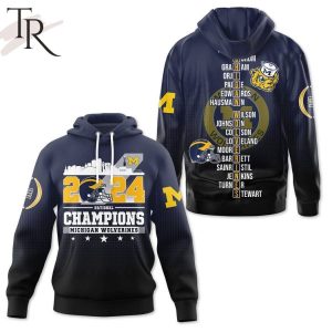 2024 National Champions Michigan Wolverines Hoodie – Gradient