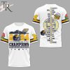 2024 Rose Bowl Game Champions Michigan Wolverines 3D Shirt