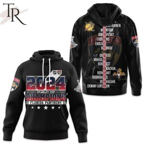 2024 Stanley Cup Champions Florida Panthers Hoodie – Black