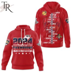 2024 Stanley Cup Champions Florida Panthers Hoodie – Red