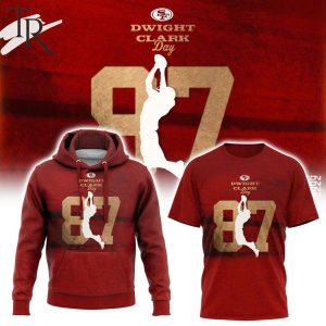 87 Dwight Clark Day Hoodie – Red