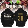 AC Sparta Praha 38 Sampioni 2023-2024 Hoodie – Black