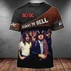 ACDC Rock Band Highway To Hell 3D TShirt Zip Hoodie