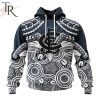 AFL Carlton Football Club Special Indigenous Mix Polynesian Design Hoodie