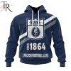 AFL Carlton Football Club Special Retro Heritage Design Hoodie