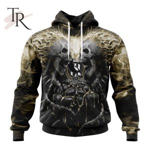 AFL Collingwood Football Club Special Skull Art Design Hoodie