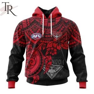 AFL Essendon Football Club Polynesian Concept Kits Hoodie