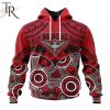 AFL Essendon Football Club Special Indigenous Mix Polynesian Design Hoodie