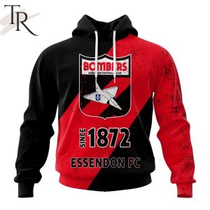 AFL Essendon Football Club Special Retro Heritage Design Hoodie