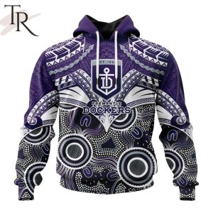 AFL Fremantle Dockers Special Indigenous Mix Polynesian Design Hoodie