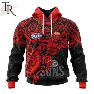 AFL Gold Coast Suns Polynesian Concept Kits Hoodie