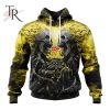 AFL Gold Coast Suns Special Skull Art Design Hoodie