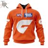 AFL Greater Western Sydney Giants Personalized 2024 Away Hoodie