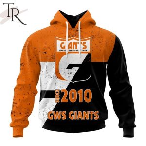 AFL Greater Western Sydney Giants Special Retro Heritage Design Hoodie