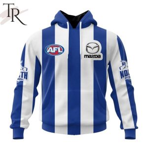 AFL North Melbourne Football Club Personalized 2024 Home Hoodie