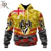 AFL Richmond Tigers Special ANZAC Day Design Lest We Forget Hoodie