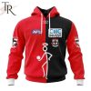 AFL St Kilda Football Club Personalized 2024 Stickman Hoodie