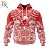 AFL Sydney Swans Special Indigenous Mix Polynesian Design Hoodie