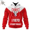 AFL Sydney Swans Special Retro Heritage Design Hoodie