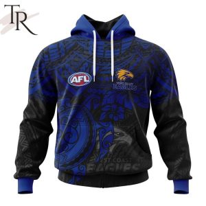 AFL West Coast Eagles Polynesian Concept Kits Hoodie