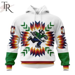 AHL Abbotsford Canucks Special Design With Native Pattern Hoodie