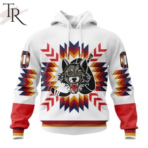 AHL Chicago Wolves Special Design With Native Pattern Hoodie