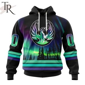 AHL Coachella Valley Firebirds Special Design With Northern Lights Hoodie