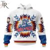 AHL Hartford Wolf Pack Special Design With Native Pattern Hoodie