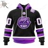 AHL Hershey Bears Black Hockey Fights Cancer Hoodie