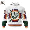 AHL Iowa Wild Special Design With Native Pattern Hoodie