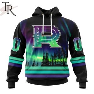 AHL Laval Rocket Special Design With Northern Lights Hoodie