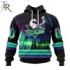 AHL San Diego Gulls Special Design With Northern Lights Hoodie