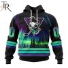 AHL Wilkes-Barre Scranton Penguins Special Design With Northern Lights Hoodie