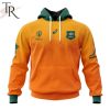 AUSTRALIAN KANGAROOS Personalize Rugby World Cup 2023 Kits Hoodie