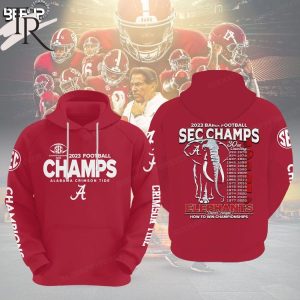 Alabama Crimson Tide 2023 SEC Football Conference Champions Hoodie