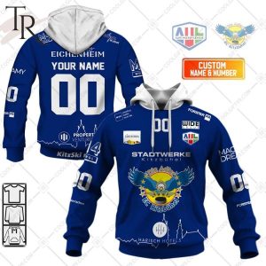 Alps Hockey League EC Kitzbuhel Jersey Style Hoodie