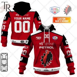 Alps Hockey League HDD SIJ Acroni Jesenice Jersey Style Hoodie