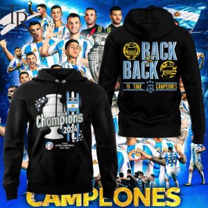 Argentina 2024 Back To Back Copa America Campeones Hoodie