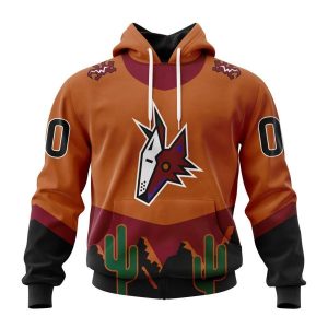 Arizona Coyotes Reverse Retro Kits 2022 Personalized Hoodie